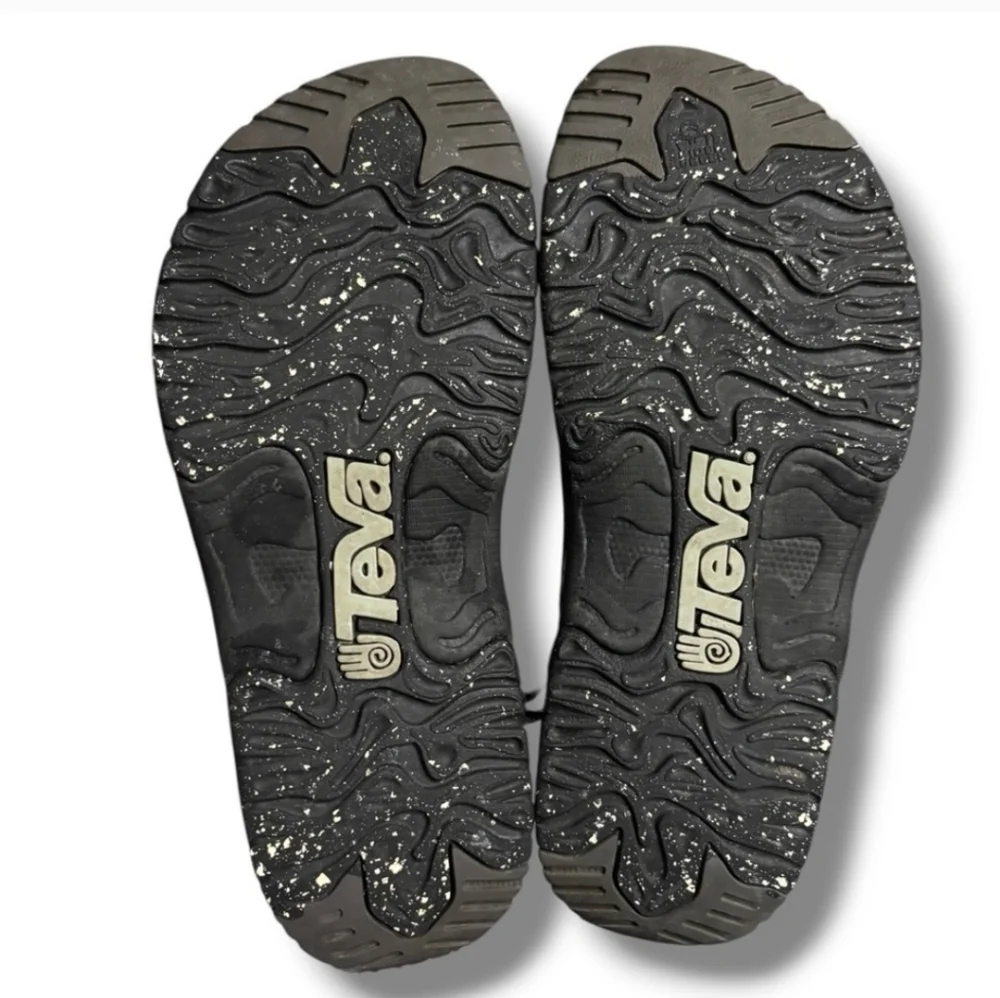 TEVA Black & Grey Web Strap Hiking Sandals